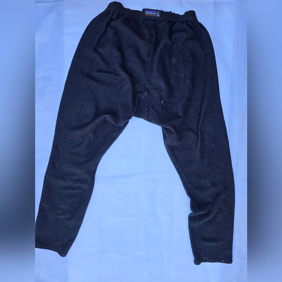Patagonia Midnight‎ Fleece Pants Capilene - Made in USA Sz: M - Picture 2 of 8